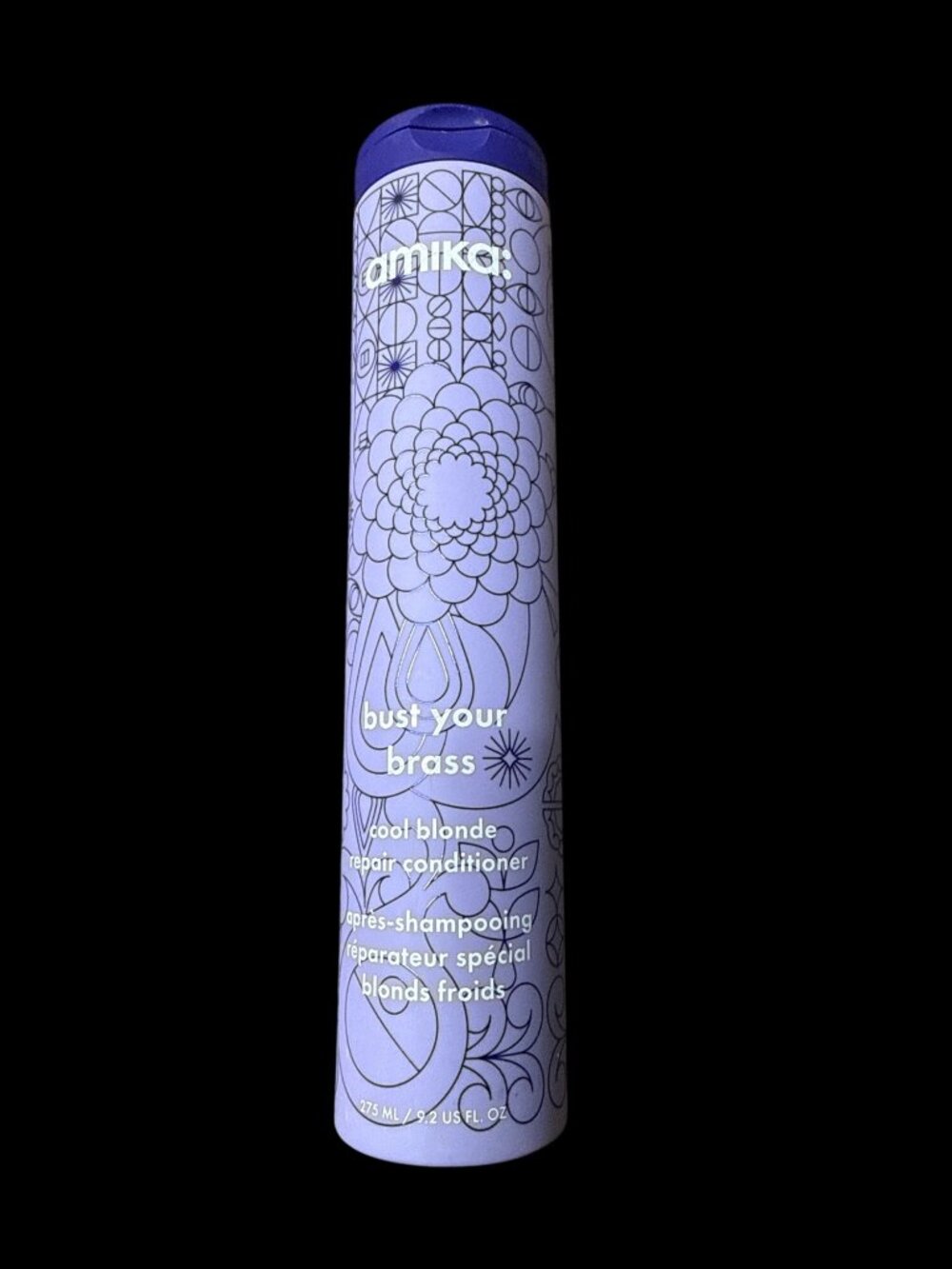 Amika Bust Your Brass Cool Blonde Repair Conditioner 9.2 fl. oz New